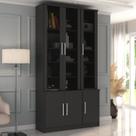 Estante para Livros 6 Portas Moderno Estante para Livros 6 Portas Moderno