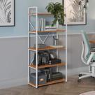 Estante para Livros Alta 5 Prateleiras 150cm X 72cm Industrial Estante para Livros Alta 5 Prateleiras 150cm X 72cm Industrial