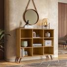 Estante para Livros Baixa Retro 6 Nichos Toq Estante para Livros Baixa Retro 6 Nichos Toq