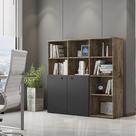 Estante para Livros Escritório Monaco Castani 09 Prateleiras 12 Nichos Brienza Decor