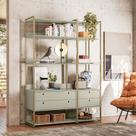 Estante para Livros Industrial 4 Gavetas 5 Prateleiras 200cmx144cm Estante para Livros Industrial 4 Gavetas 5 Prateleiras 200cmx144cm