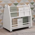 Estante para Livros Infantil Branco - Movelbras Estante para Livros Infantil Branco - Movelbras