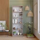 Estante para Livros Multiuso 5 Nichos 175cmx52cm Montreal Yescasa Estante para Livros Multiuso 5 Nichos 175cmx52cm Montreal Yescasa