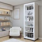 Estante para Livros Multiuso 5 Prateleiras Flex 100% MDF Estante para Livros Multiuso 5 Prateleiras Flex 100% MDF