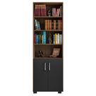 Estante Para Livros Multiuso Livreiro Avelã E Porta Pequena