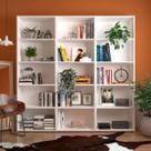 Estante para Livros Multy 12 Prateleiras Branco - Panorama Móveis Estante para Livros Multy 12 Prateleiras Branco - Panorama Móveis