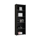 Estante Para Livros Suiça Preto Casa Mobilia