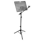 Estante Para Partitura Com Suporte De Microfone Profissional Em Aço Resistente Para Músicos