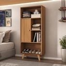 Estante para Quarto 1 Porta Maven Espresso Móveis