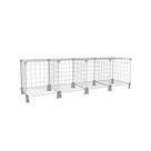 Estante para Quarto Infantil 4 Nichos Horizontal Organizador de Livros Brinquedos Sapatos Branca