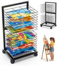 Estante para Secagem TURNRISE com 16 Prateleiras 40x30x74 cm com Rodízios Estante para Secagem TURNRISE com 16 Prateleiras 40x30x74 cm com Rodízios
