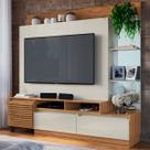 Estante para TV Até 50 Polegadas 1 Porta 2 Gavetas Naturalle/Cristalo - Decibal
