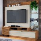 Estante para TV Até 50 Polegadas Casablanca 1 Porta 2 Gavetas Cinamomo/Off White - Panorama Móveis