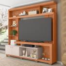 Estante para TV Até 55 Polegadas Formosa 2 Portas Freijó/Off White - Caemmun Estante para TV Até 55 Polegadas Formosa 2 Portas Freijó/Off White - Caemmun