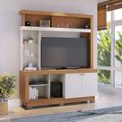 Estante para TV e Home Theater até 50 Polegadas 160,3cmx188cm 2 Portas Valença Marrom Freijó/Off White Estante para TV e Home Theater até 50 Polegadas 160,3cmx188cm 2 Portas Valença Marrom Freijó/Off White