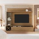 Estante para TV e Home Theater até 60 Polegadas 200cmx180cm Veneza Marrom Montana Estante para TV e Home Theater até 60 Polegadas 200cmx180cm Veneza Marrom Montana