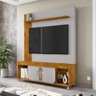 Estante para TV e Home Theater até 65 Polegadas 160cmx191cm Maragogi Marrom Naturalle/Off-White