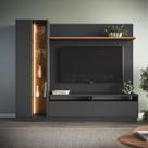 Estante para TV e Home Theater até 65 Polegadas 220cmx183cm Bar Iluminado 3250 Cristaleira