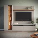 Estante para TV e Home Theater até 65 Polegadas 220cmx183cm Bar Iluminado 3250 Cristaleira