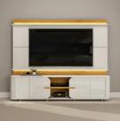 Estante para TV e Home Theater Ripado para TV até 75 Polegadas com LED 100% MDF 240cmx200cm Led Lord