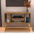 Estante Para Tv Sala Aparador Rack Bancada Multiuso Pés Palito Nicho JA Móveis