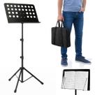 Estante Partitura Reforçada Maestro Pastas Músicos + Capa