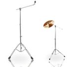 Estante Pedestal Girafa Para Prato de Bateria Apoio Cromado
