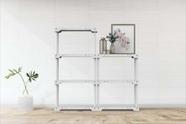 Estante Poly Eco4 - 4 prateleiras branca