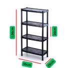 Estante Prateleira 4 Andares Modular Organizador Multiuso Plástico Resistente Estante Prateleira 4 Andares Modular Organizador Multiuso Plástico Resistente