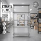 Estante Prateleira de Aço Modular Multiuso Armário Livreiro Com 5 Bandejas até 30kg por bandejas