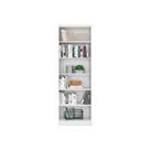 Estante Prateleira de Livro Multiuso 183 Altura Midria -Branco Branco - ÉdeCasaMóveis