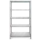 Estante Prateleira Modular de Aço Galvonizado 90CM Multiuso Armário Livreiro Com 5 Bandejas até 30kg por bandejas