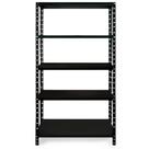 Estante Prateleira Modular de Aço Preto 90CM Multiuso Armário Livreiro Com 5 Bandejas até 30kg por bandejas