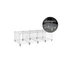 Estante Prateleira para Livros Brinquedos Aramado 4 Nichos Horizontal 40cm Profundidade para Quarto Infantil Branco Estante Prateleira para Livros Brinquedos Aramado 4 Nichos Horizontal 40cm Profundidade para Quarto Infantil Branco