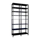 Estante Preta 8 Prateleiras Preta Evolukit 116x38x221 Estante Preta 8 Prateleiras Preta Evolukit 116x38x221