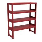 Estante Quadra com 4 Prateleiras Merlot