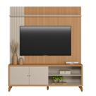 Estante Rack Home Painel Sala Tv 65 Pol. Jequitibá Off White