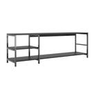 Estante Rack Industrial Brooklin 160 TV 60 Polegadas Preto Estante Rack Industrial Brooklin 160 TV 60 Polegadas Preto