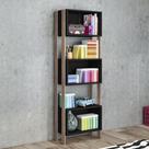 Estante Retrô com 3 Nichos - Preto/Rústico Estante Retrô com 3 Nichos - Preto/Rústico