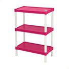 Estante Rosa Quarto Infantil 3 Prateleiras Brinquedos Estante Rosa Quarto Infantil 3 Prateleiras Brinquedos
