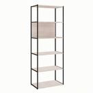 Estante Shelf Carvalho Berlin e Preta 173 cm