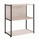 Estante Shelf Carvalho Berlin e Preta 71 cm