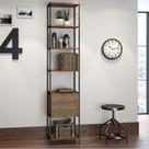 Estante steel quadra 3 gavetas mdp vermont estrutura preto fosco - artesano Estante steel quadra 3 gavetas mdp vermont estrutura preto fosco - artesano