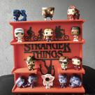 Estante STRANGER - para os Bonecos KinderJoy Geek FanArt Colections Expositor Prateleira