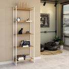 Estante Studio Mel e Branca 60x187 cm