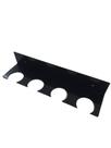 Estante suporte de parede para 4 microfones