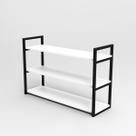 Estante Suspensa 3 Prateleiras Móbrigui Decor MD018 60x100x28 Branca