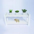 Estante Suspensa Decorativa Chamego MD043 40cm MDP Branco 14x40x20