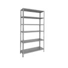 Estantes de aço 40cm- 6 prateleiras/ 30kg por bandejas Estantes de aço 40cm- 6 prateleiras/ 30kg por bandejas