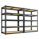 Estantes de Armazenamento ROOMFAVE 5 Níveis Alta Resistência 183x90x41 cm